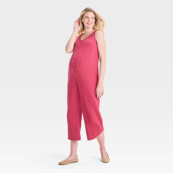 Isabel Target Maternity Jumpsuit - Gauzy, Ankle Length Size Large NWT - Picture 1 of 4